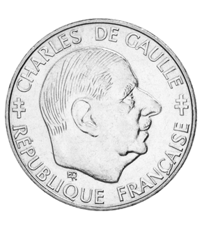 Monnaie "1 Franc de Gaulle 1988"